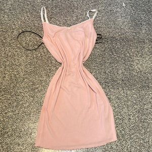 Mini spaghetti strap dress